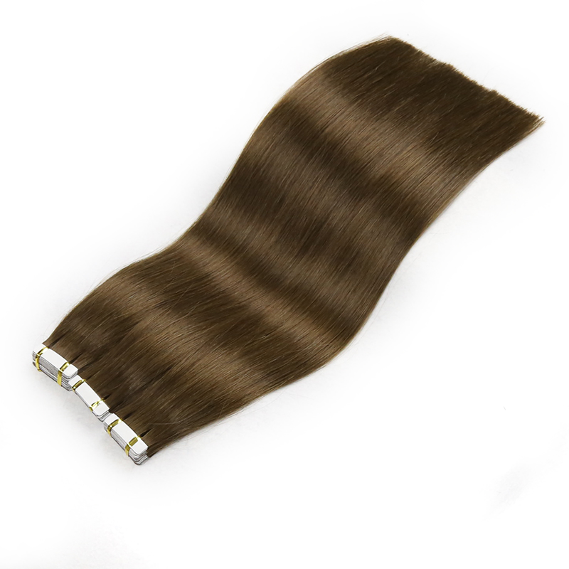 Wholesale Top selling Remy Hair Extensions Virgin Straight Natural Human Tape Hair extension